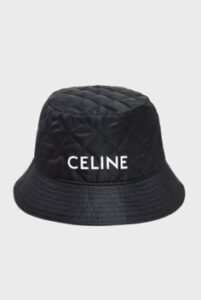 8.	Celine Bucket Hat in Nylon Twill 