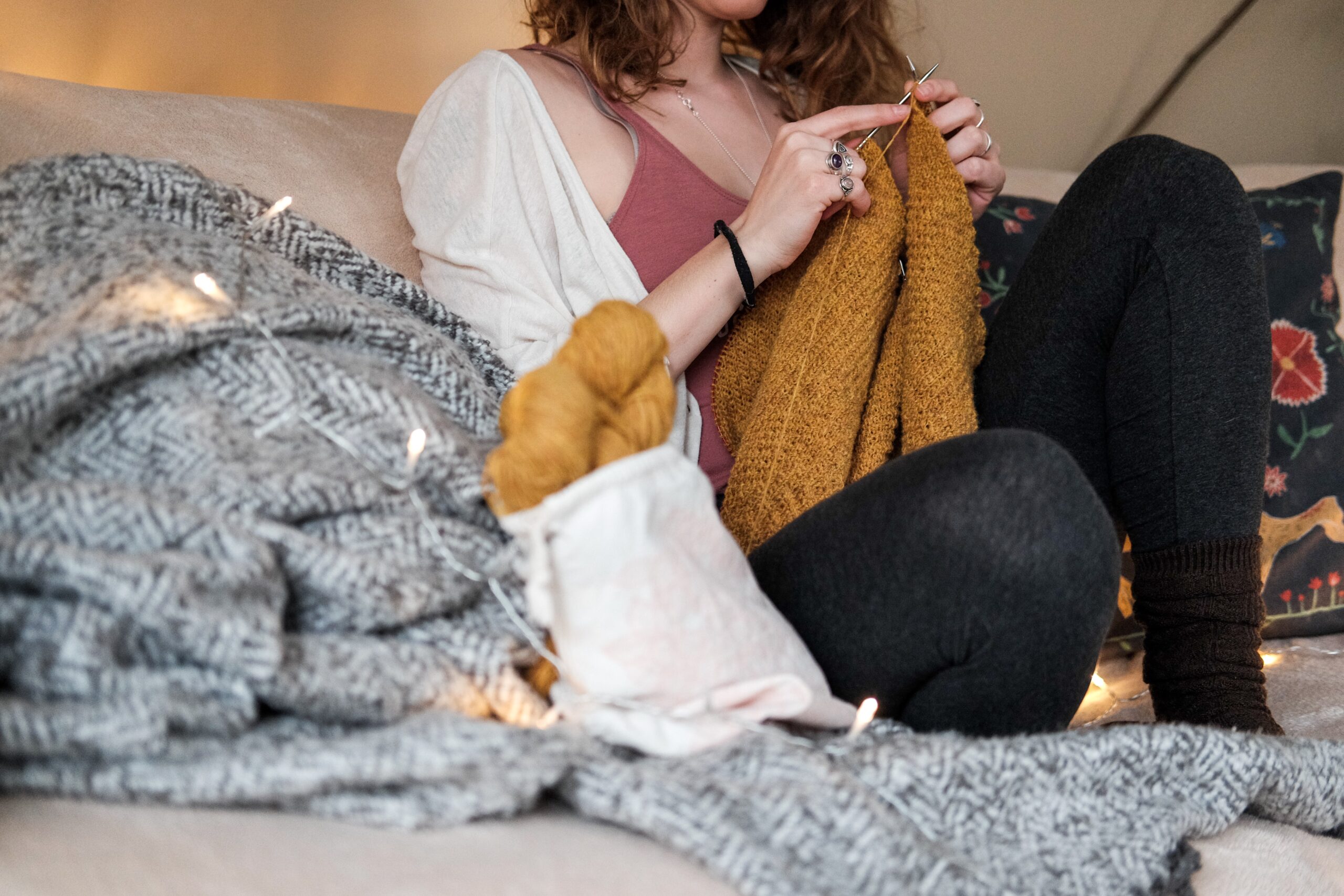 Knitting at Home