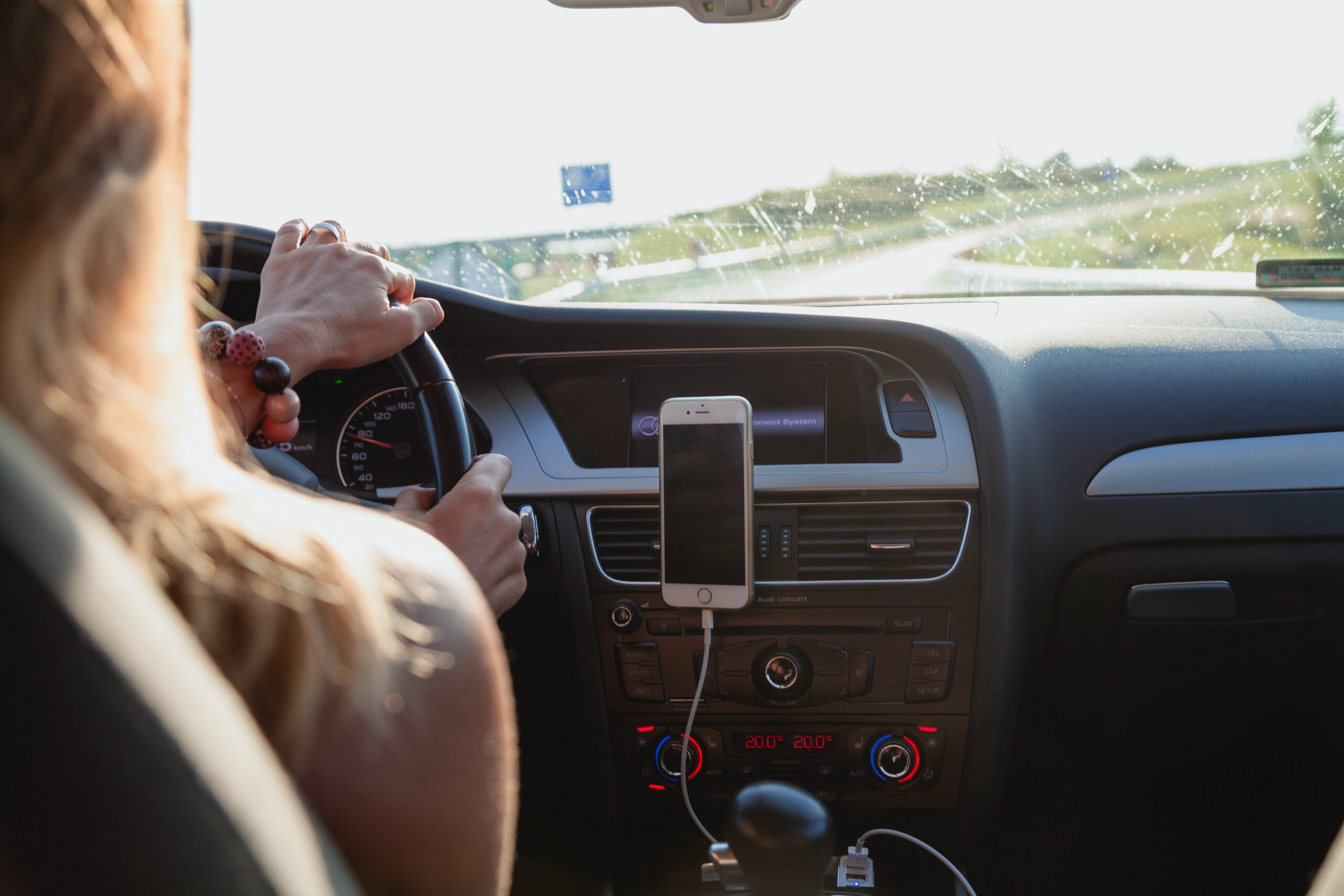 Women Driving Car